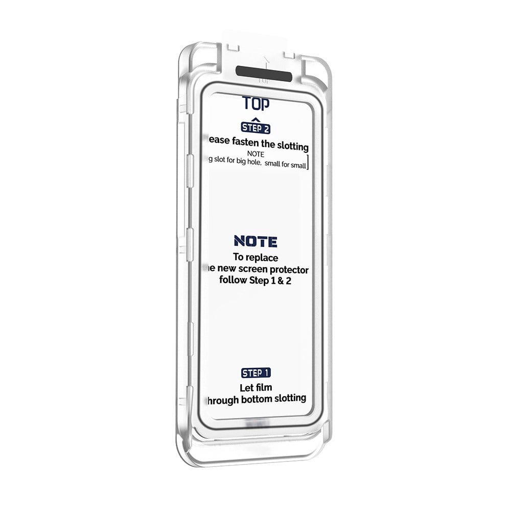 Apple iPhone 17 Air Wiwu SQ-008 Oleofobik Easy Install Darbeye Karşı Dayanıklı Temperli Cam Ekran Koruyucu + Kolay Uygulama Aparatlı