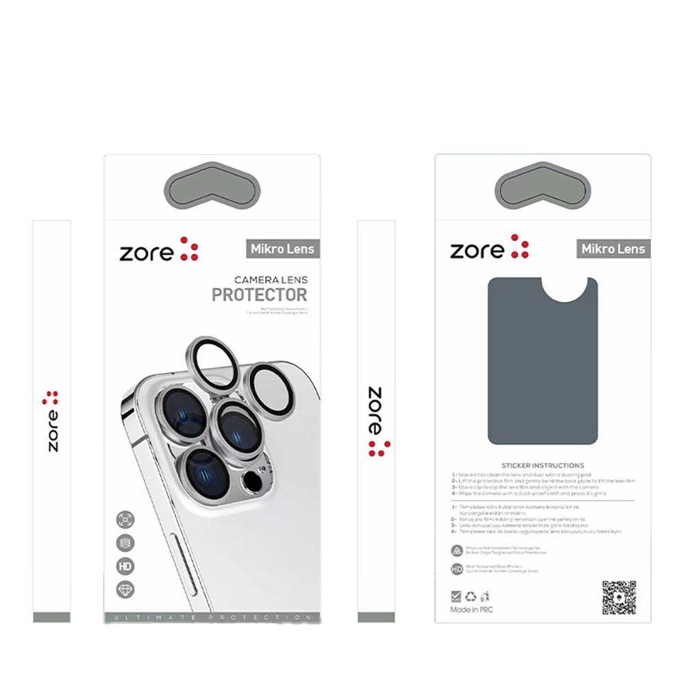 Apple iPhone 17 Air Zore Mikro Kamera Lens Koruyucu