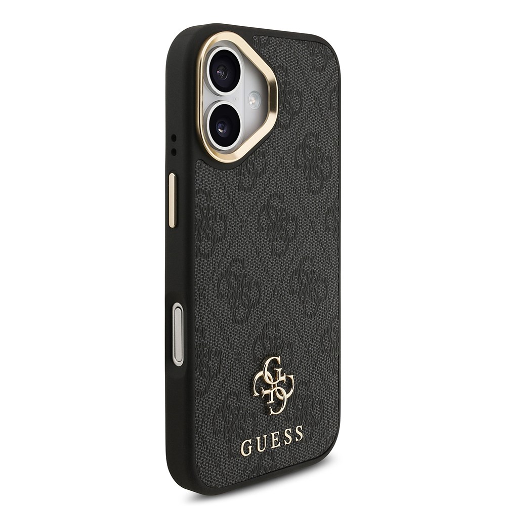 Apple iPhone 17 Guess Orjinal Lisanslı 4G ve Yazı Logolu Kılıf + Ekran Koruyucu + Lens Koruyucu 3in1 Aksesuar Seti