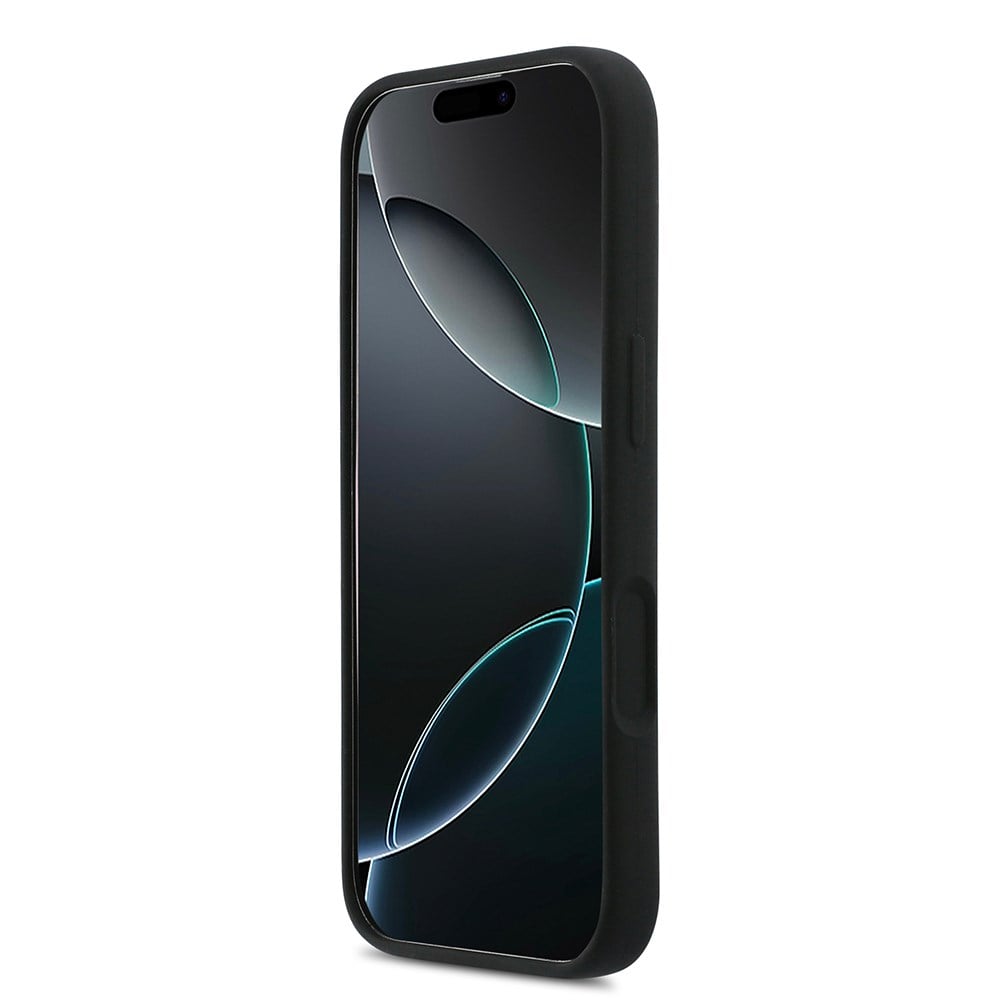 Apple iPhone 17 Kılıf DKNY Orjinal Lisanslı M-safe Şarj Özellikli Metal Logolu Silikon Kapak