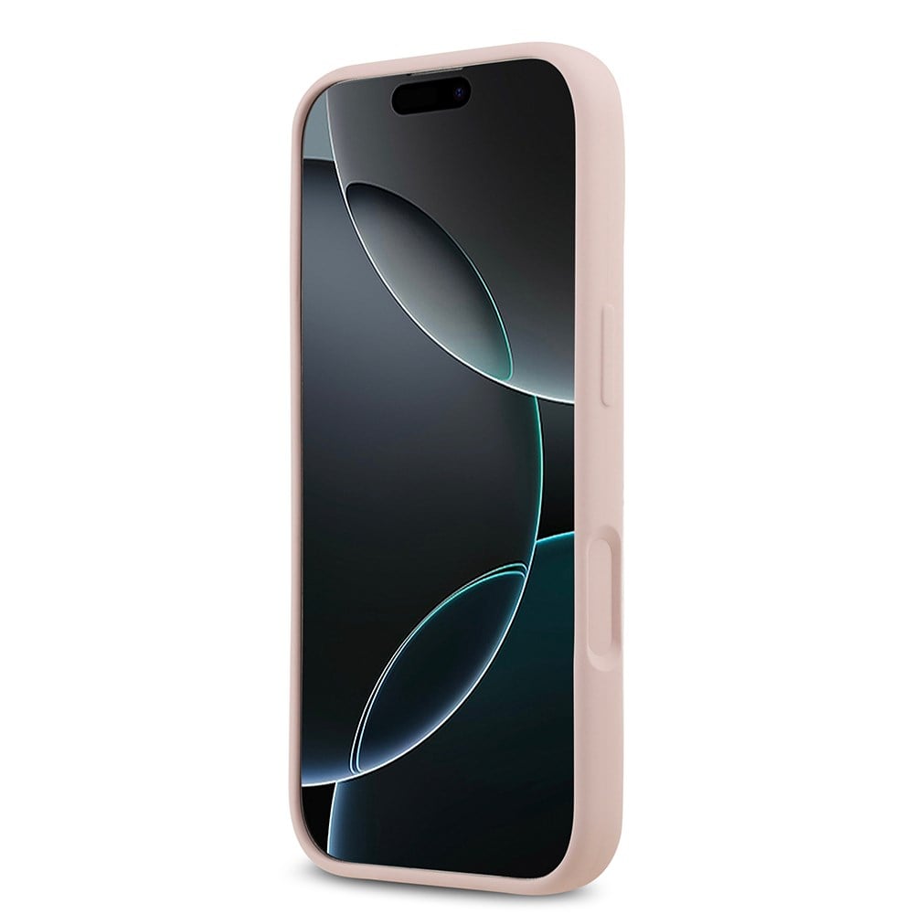 Apple iPhone 17 Kılıf Guess Orjinal Lisanslı Grained Yazı Logolu Kapak