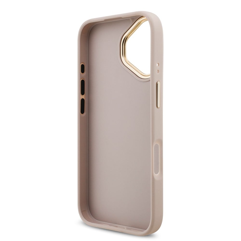 Apple iPhone 17 Kılıf Guess Orjinal Lisanslı 4G Büyük Metal Logolu Kalın Askılı Kapak
