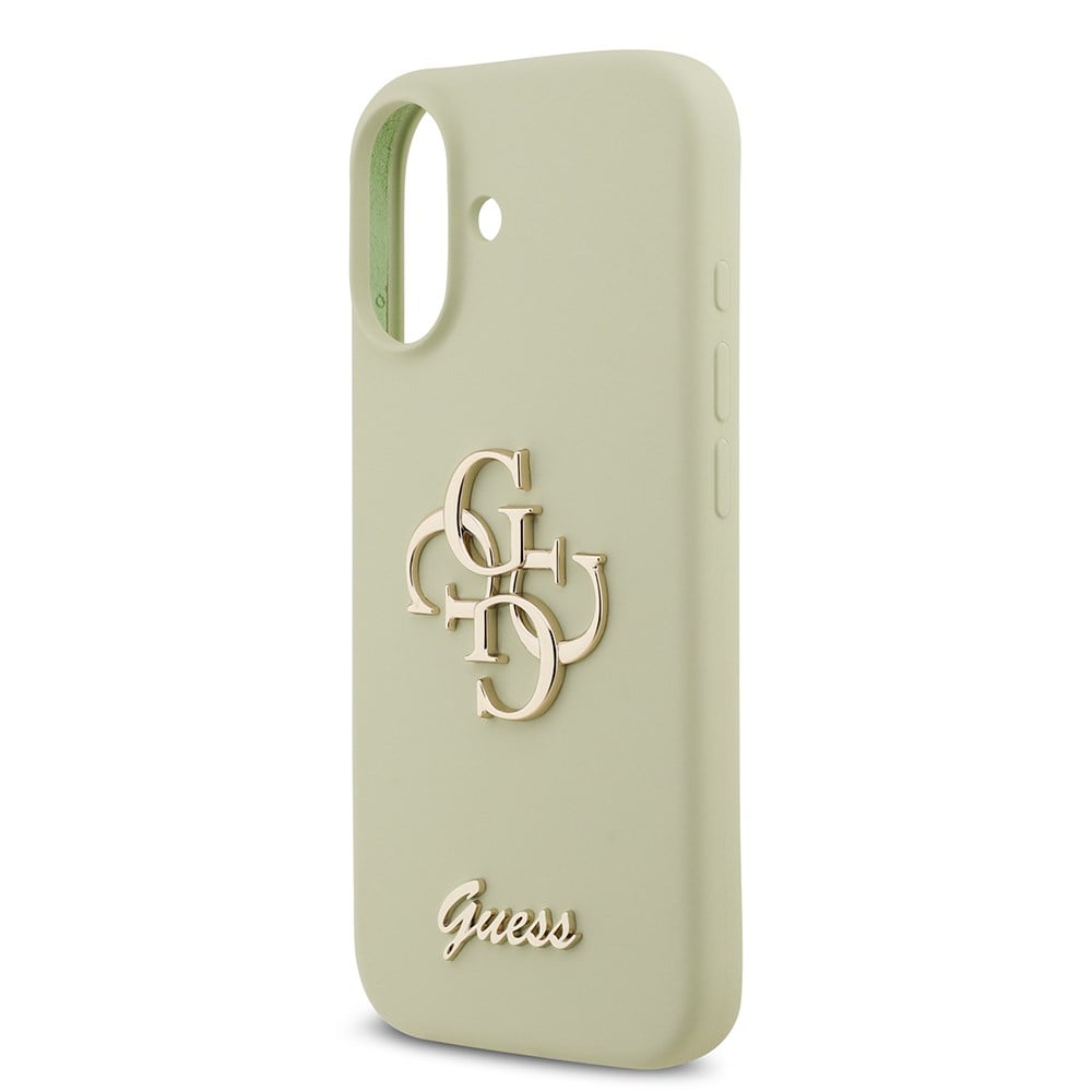Apple iPhone 17 Kılıf Guess Orjinal Lisanslı Grained Yazı Logolu Kapak