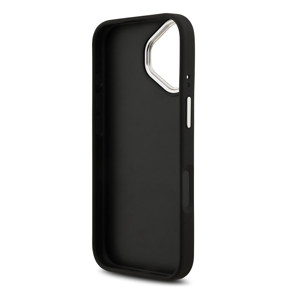 Apple iPhone 17 Kılıf Guess Orjinal Lisanslı PU Deri 4G Büyük Metal Logo Dizaynlı Kapak