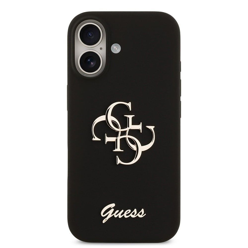 Apple iPhone 17 Kılıf Guess Orjinal Lisanslı Grained Yazı Logolu Kapak