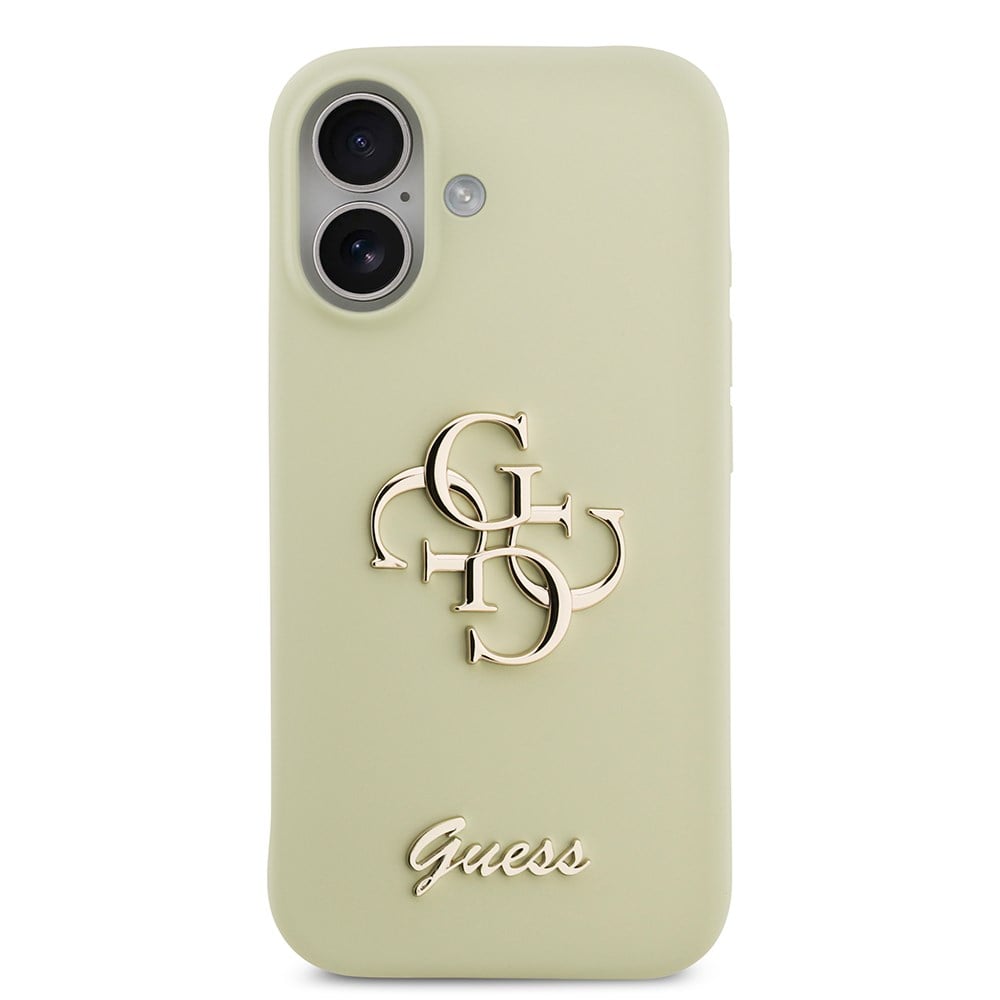 Apple iPhone 17 Kılıf Guess Orjinal Lisanslı Grained Yazı Logolu Kapak