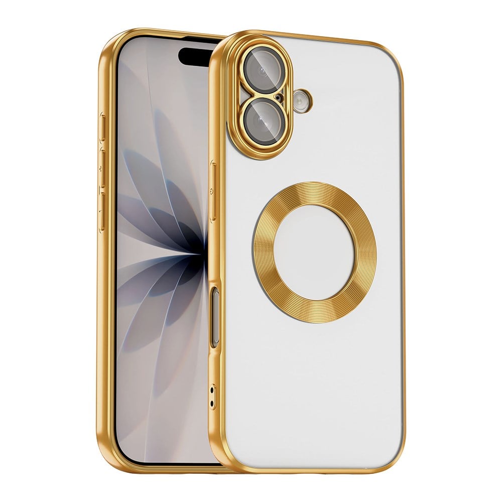Apple iPhone 17 Kılıf Kamera Korumalı Logo Gösteren Zore Omega Kapak