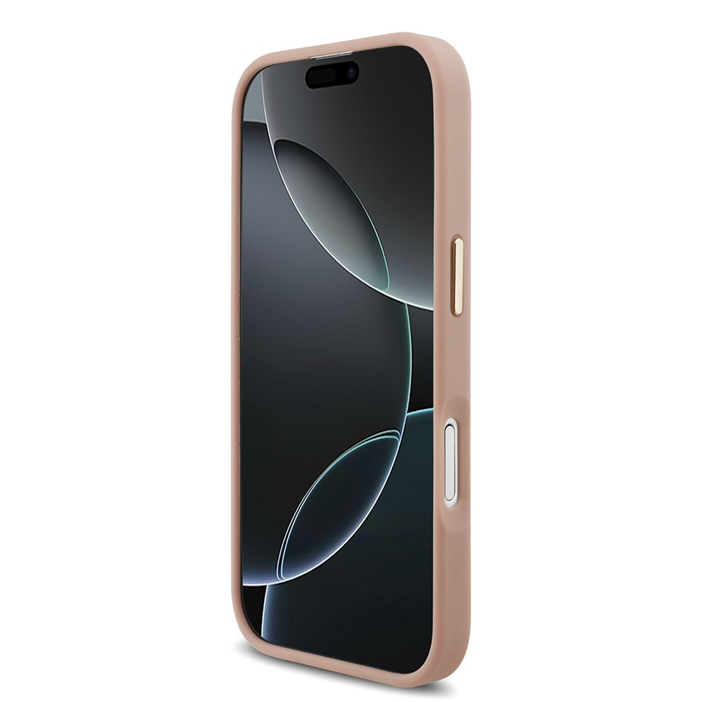 Apple iPhone 17 Kılıf Lacoste Orjinal Lisanslı M-safe Şarj Özellikli Champs Elysees PU Deri Tasarımlı Kapak
