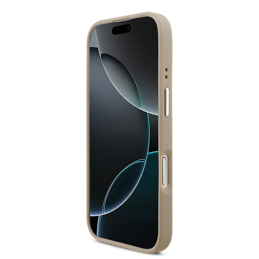Apple iPhone 17 Kılıf Lacoste Orjinal Lisanslı M-safe Şarj Özellikli PU Pike Desenli Standlı Metal Logolu Kapak
