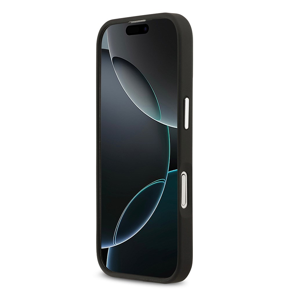 Apple iPhone 17 Kılıf Lacoste Orjinal Lisanslı M-safe Şarj Özellikli Champs Elysees PU Deri Tasarımlı Kapak