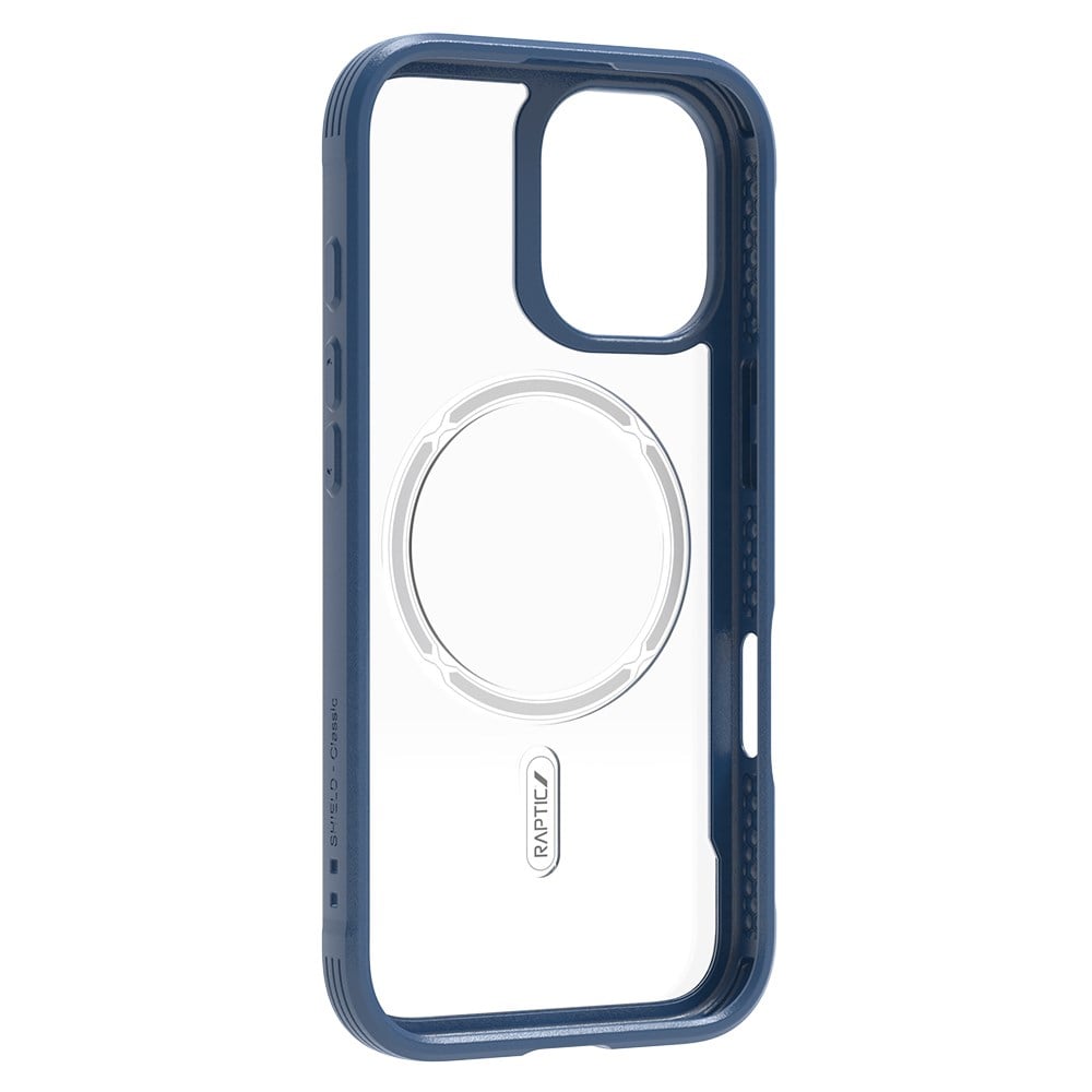 Apple iPhone 17 Kılıf M-safe Şarj Özellikli Airbagli Raptic Shield Serisi Şeffaf Arka Yüzey Kapak