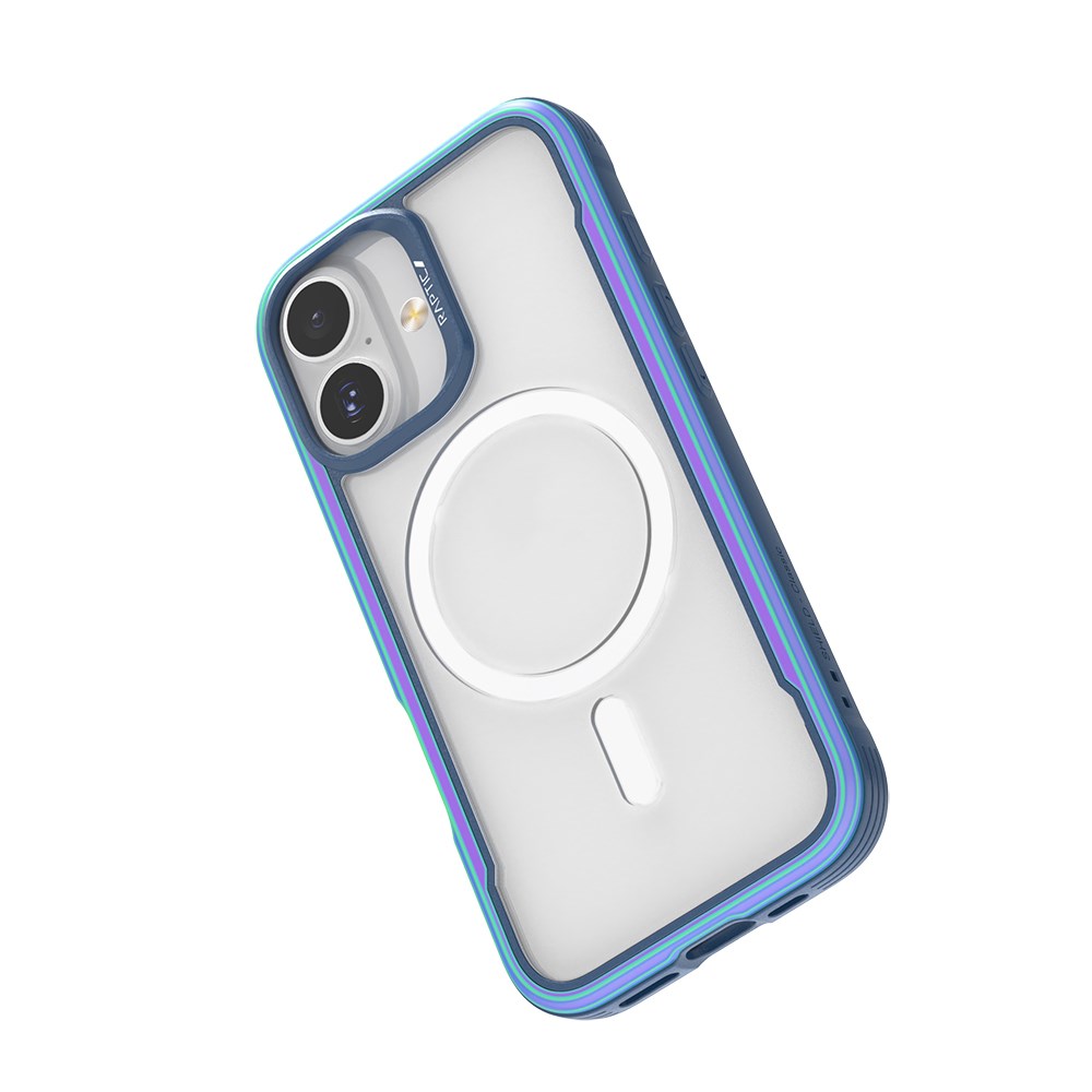 Apple iPhone 17 Kılıf M-safe Şarj Özellikli Airbagli Raptic Shield Serisi Şeffaf Arka Yüzey Kapak