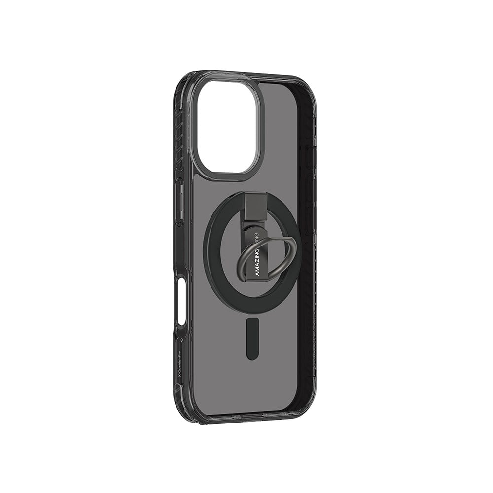 Apple iPhone 17 Kılıf M-safe Şarj Özellikli Yüzük Standlı Amazingthing Titan Pro Serisi Kapak