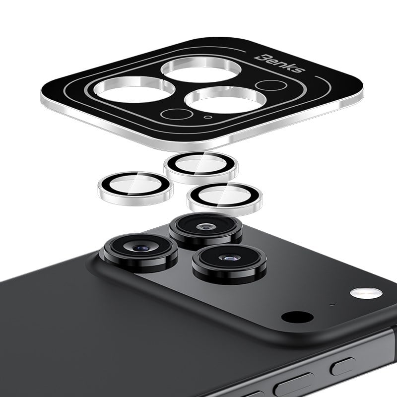 Apple iPhone 17 Pro Benks AR Glass Warrior Premium Cam Kamera Lens Koruyucu