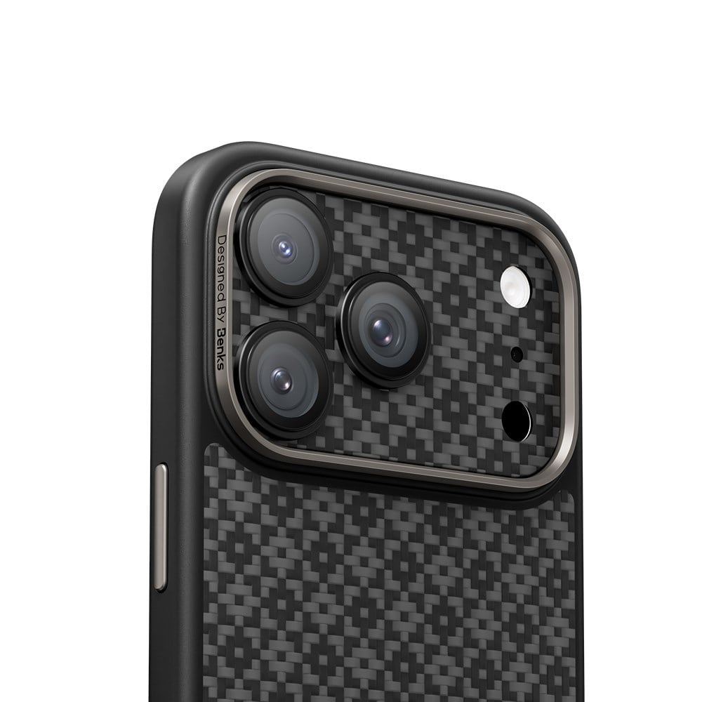 Apple iPhone 17 Pro Benks ArmorWarrior ArmorGrid Serisi Kevlar Kamera Lens Koruyucu