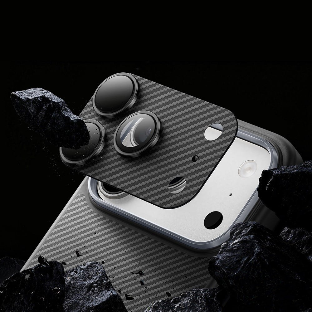 Apple iPhone 17 Pro Benks ArmorWarrior Serisi 600D Kevlar Kamera Lens Koruyucu