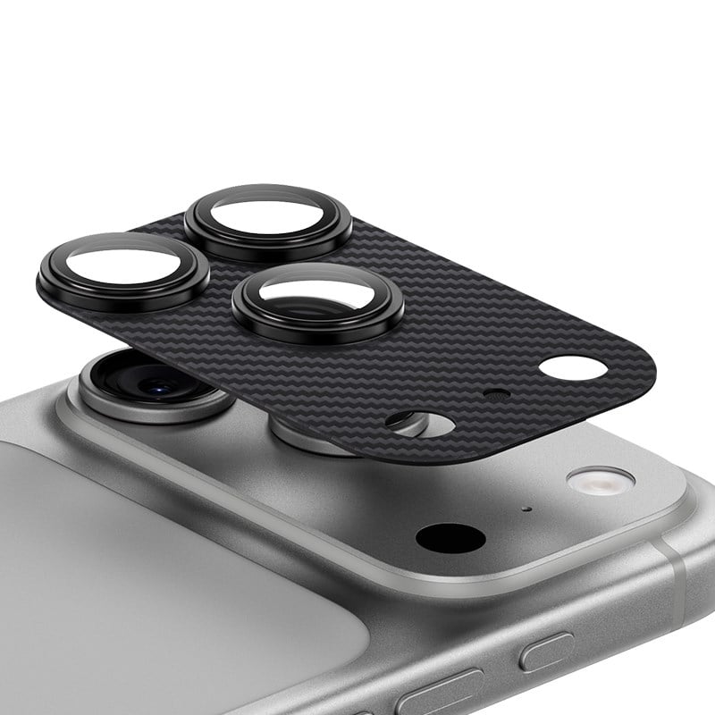 Apple iPhone 17 Pro Benks ArmorWarrior Serisi 600D Kevlar Kamera Lens Koruyucu