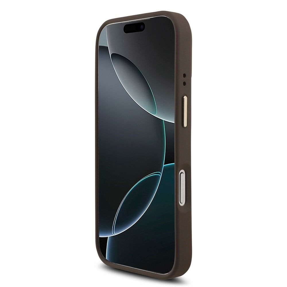 Apple iPhone 17 Pro Kılıf Guess Orjinal Lisanslı 4G Büyük Metal Logolu Kalın Askılı Kapak