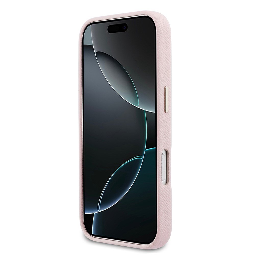 Apple iPhone 17 Pro Kılıf Guess Orjinal Lisanslı 4G Büyük Metal Kamera Çerçeveli PU Deri Resin Kapak
