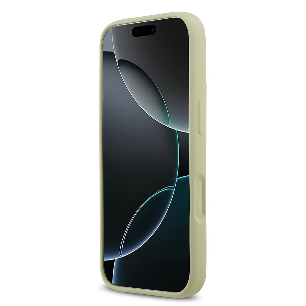 Apple iPhone 17 Pro Kılıf Guess Orjinal Lisanslı Grained Yazı Logolu Kapak