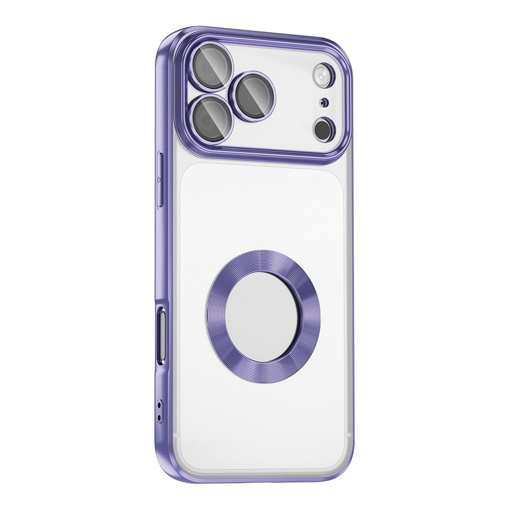Apple iPhone 17 Pro Kılıf Kamera Korumalı Logo Gösteren Zore Omega Kapak