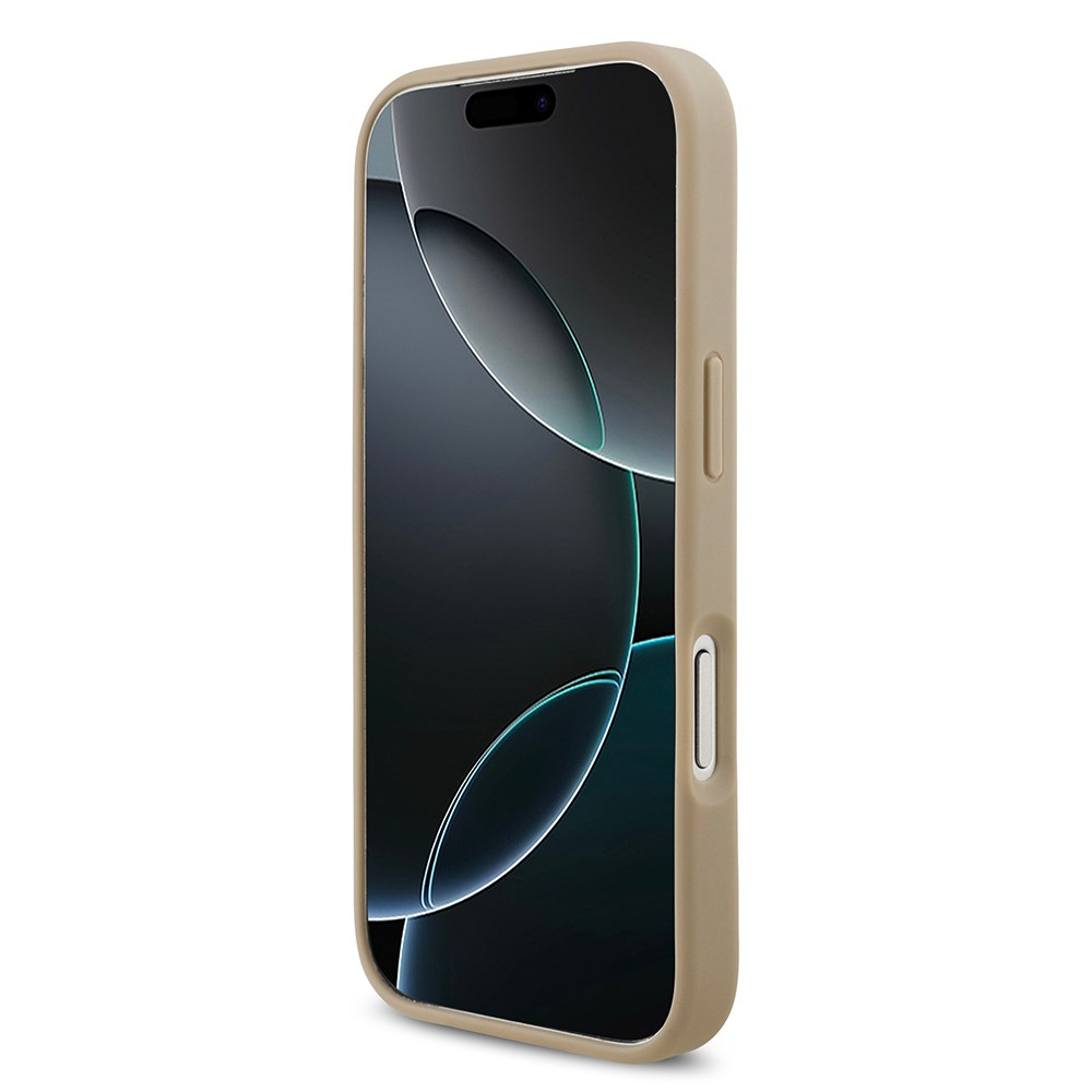 Apple iPhone 17 Pro Kılıf Lacoste Orjinal Lisanslı M-safe Şarj Özellikli PU Pike Desenli Metal Logolu Kartlıklı Kapak