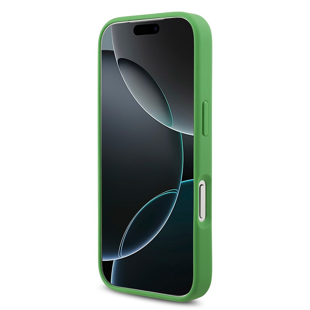 Apple iPhone 17 Pro Kılıf Lacoste Orjinal Lisanslı M-safe Şarj Özellikli PU Pike Desenli Metal Logolu Kartlıklı Kapak