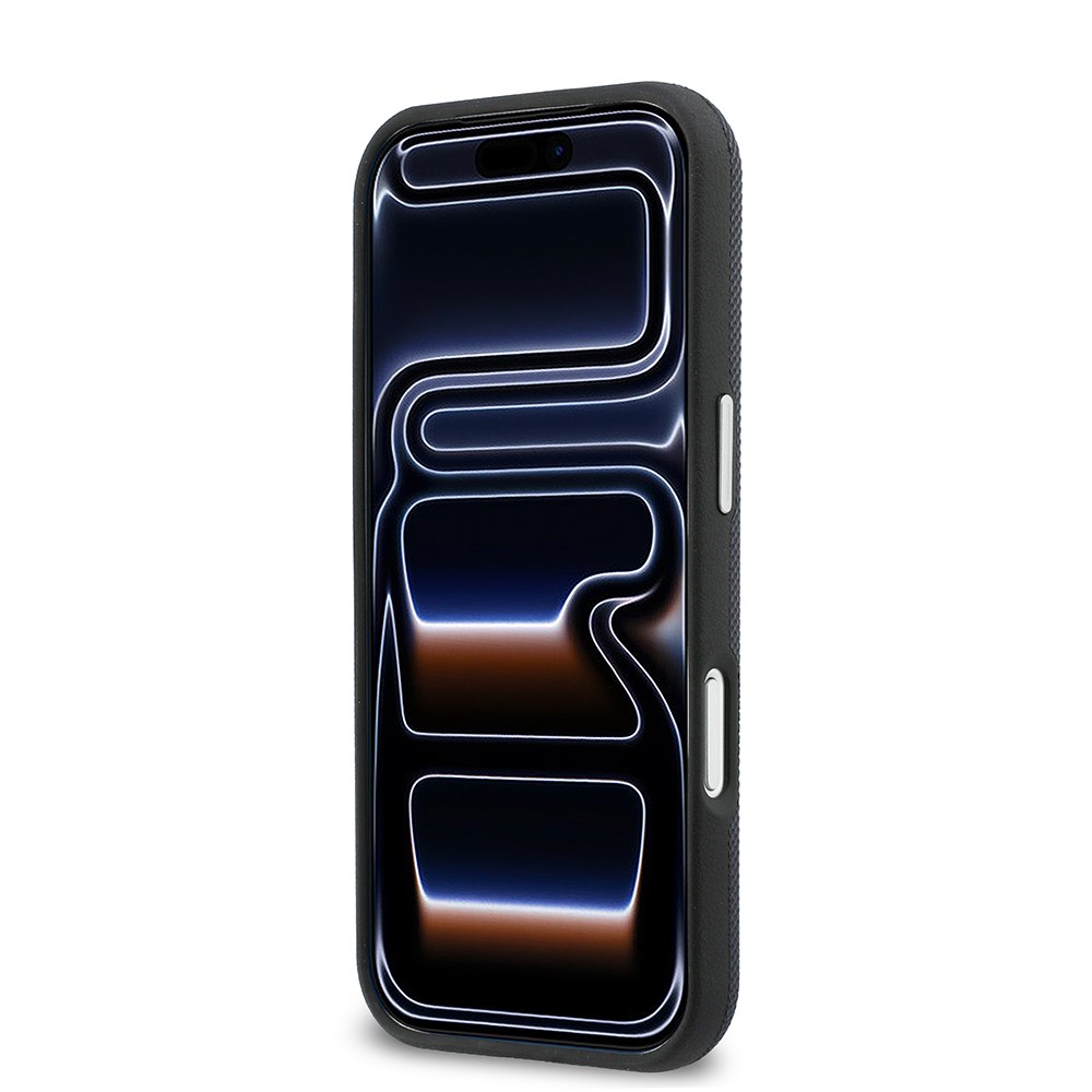 Apple iPhone 17 Pro Kılıf Lacoste Orjinal Lisanslı M-Safe Şarj Özellikli PVC Yarı Pike Desenli Arka Yüzey İkonik Timsah Dokuma Logolu Kapak