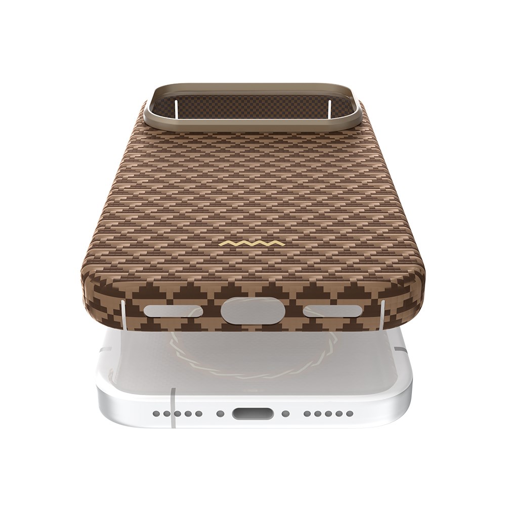 Apple iPhone 17 Pro Kılıf M-safe Şarj Özellikli Raptic Aramid Skin Origin Serisi Kapak