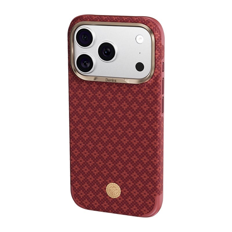 Apple iPhone 17 Pro Kılıf M-Safe Şarj Özellikli Benks ArmorPro ArmorEdge X9 Serisi Kevlar Kapak