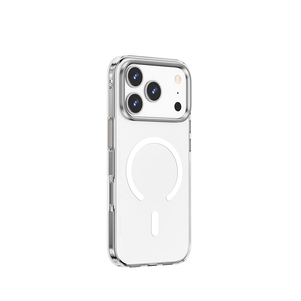 Apple iPhone 17 Pro Kılıf M-safe Şarj Özellikli Wiwu YXK-208 Invisible Ultra Sert PC Kapak