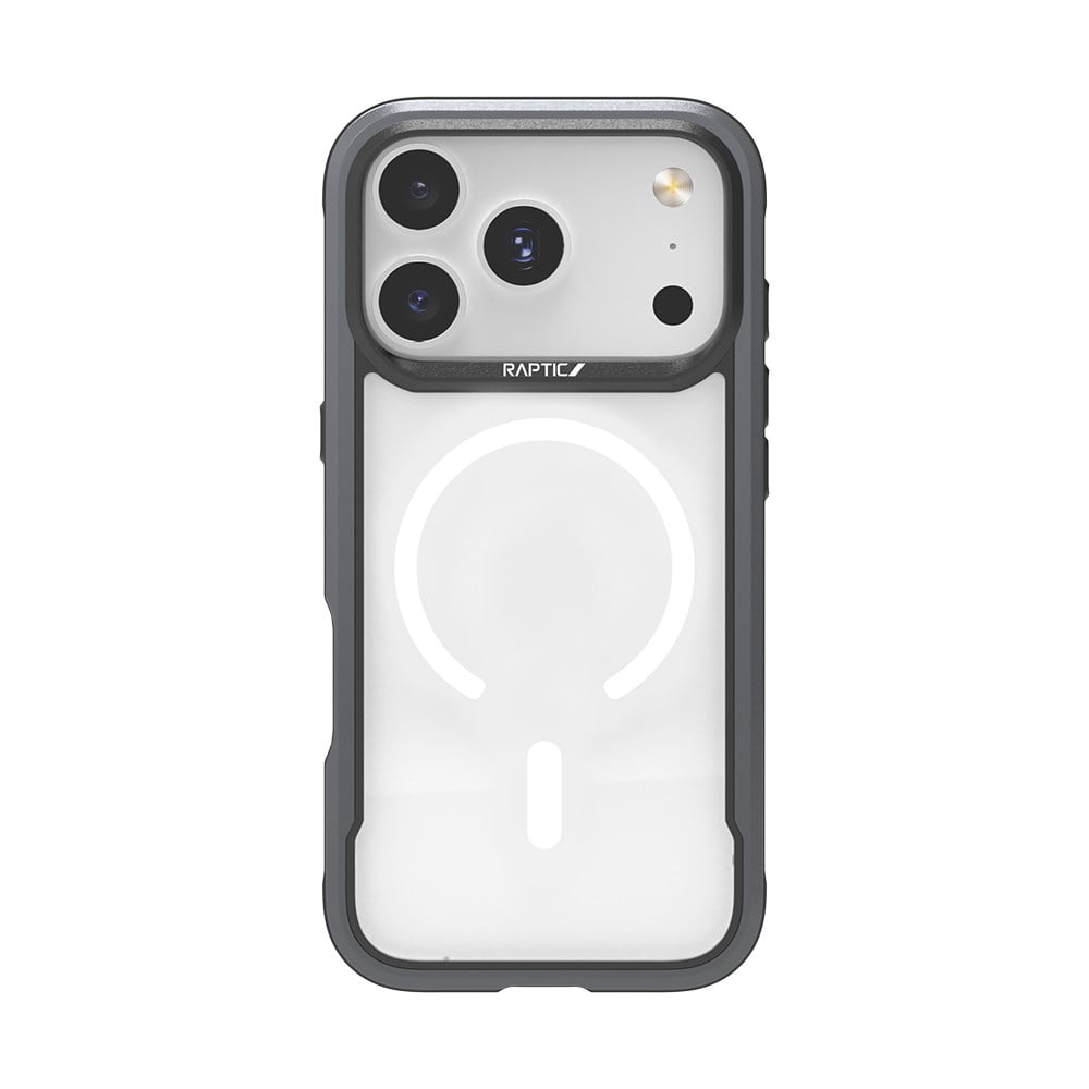 Apple iPhone 17 Pro Kılıf M-safe Şarj Özellikli Airbagli Raptic Shield Serisi Şeffaf Arka Yüzey Kapak