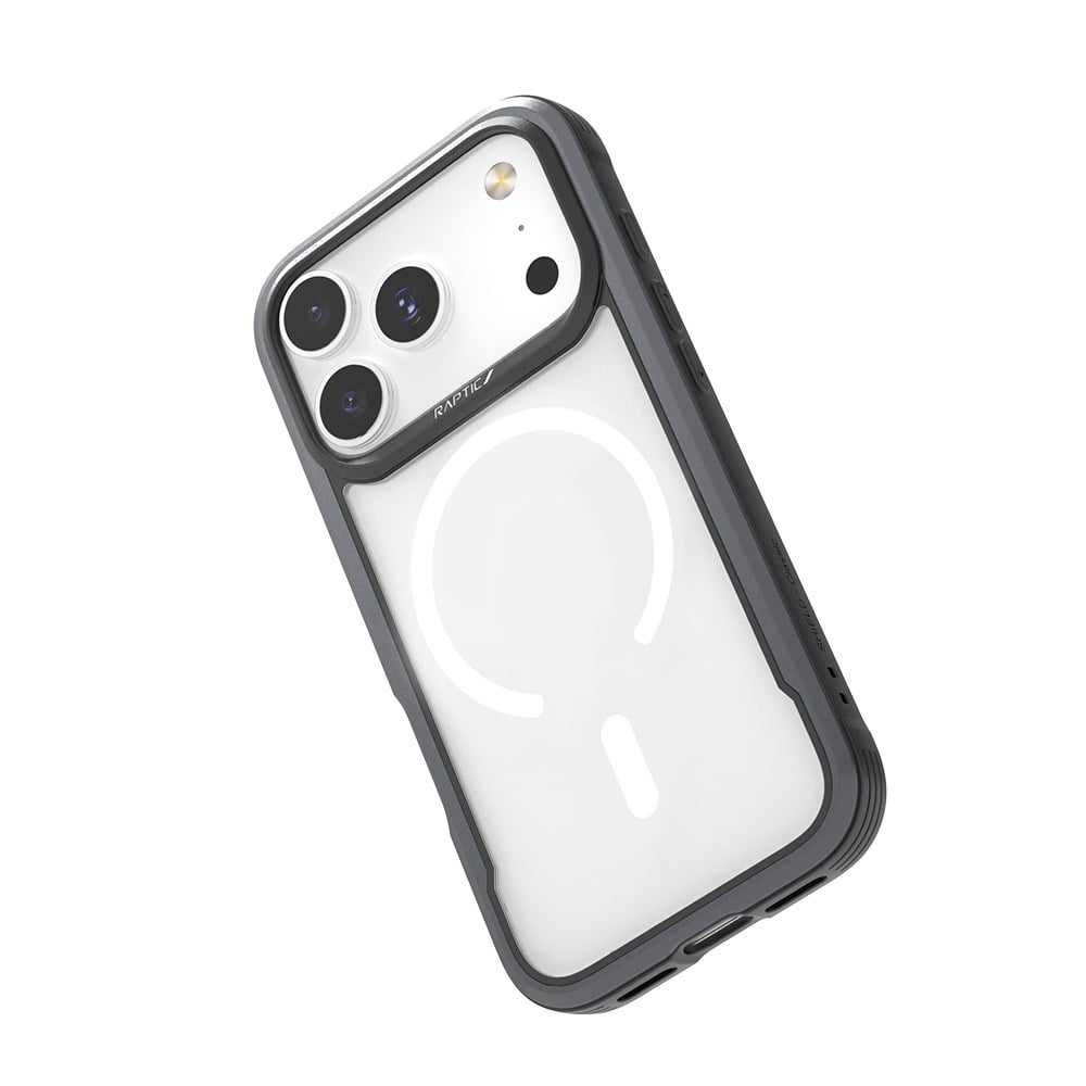 Apple iPhone 17 Pro Kılıf M-safe Şarj Özellikli Airbagli Raptic Shield Serisi Şeffaf Arka Yüzey Kapak