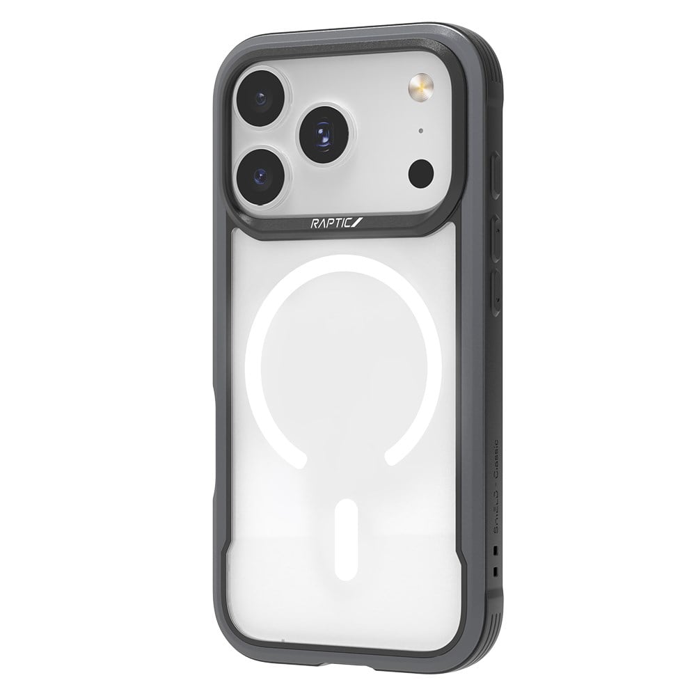 Apple iPhone 17 Pro Kılıf M-safe Şarj Özellikli Airbagli Raptic Shield Serisi Şeffaf Arka Yüzey Kapak
