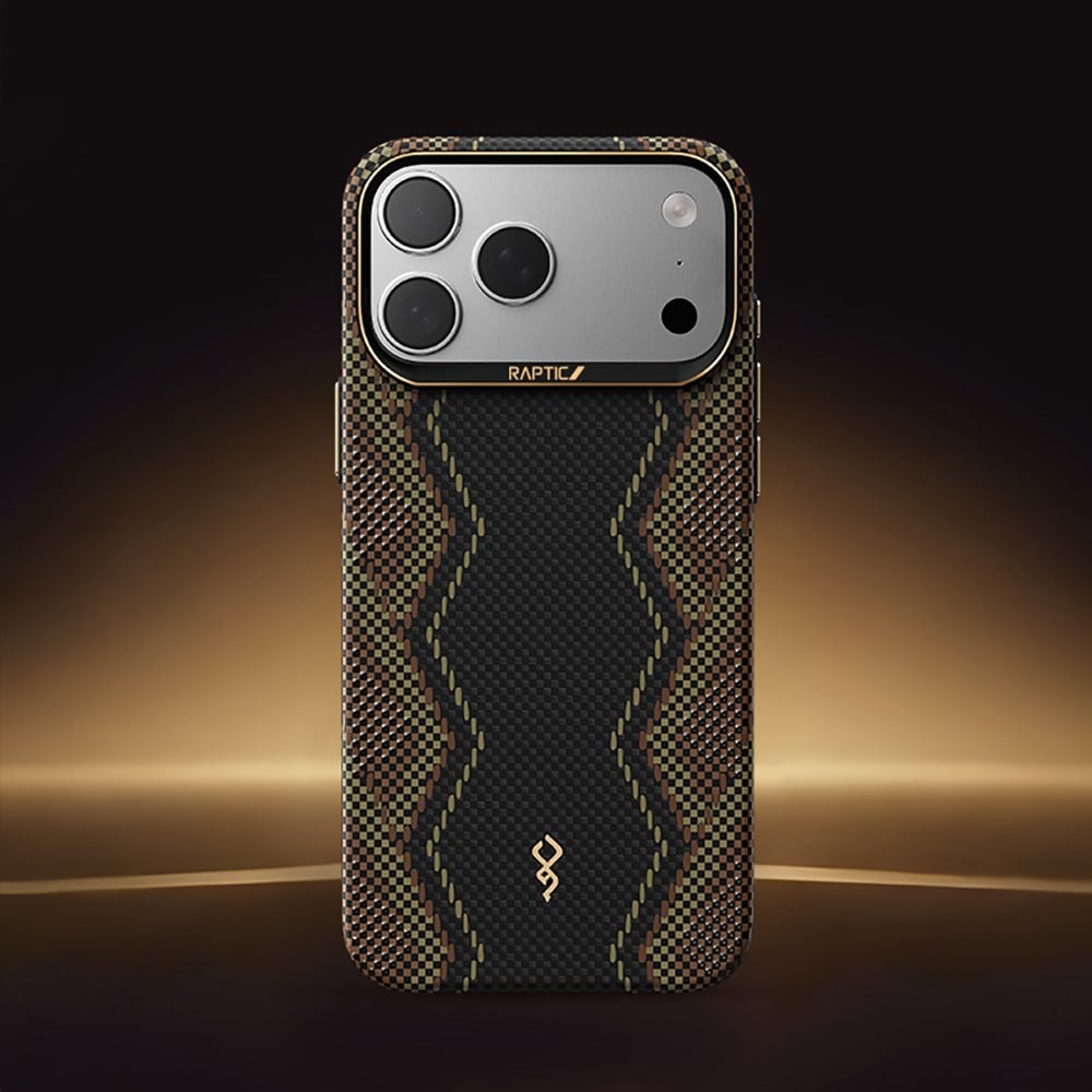 Apple iPhone 17 Pro Kılıf M-safe Şarj Özellikli Raptic Aramid Skin Scepter Serisi Kapak