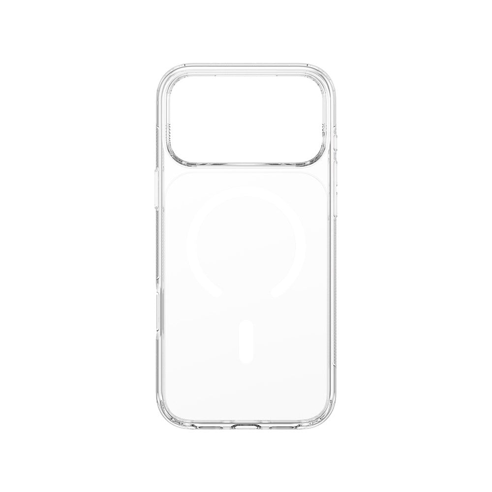 Apple iPhone 17 Pro Kılıf M-safe Şarj Özellikli Wiwu CS-202 Crystal Shield Pro Serisi Anti Yellowing Sert PC Kapak