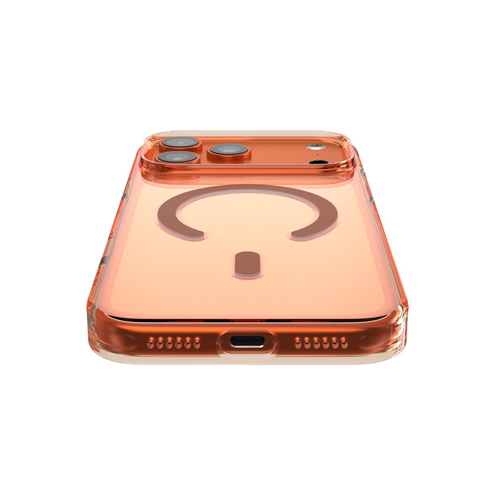 Apple iPhone 17 Pro Kılıf M-safe Şarj Özellikli O-Ring Şeffaf Kajsa Trans Shield Serisi Kapak