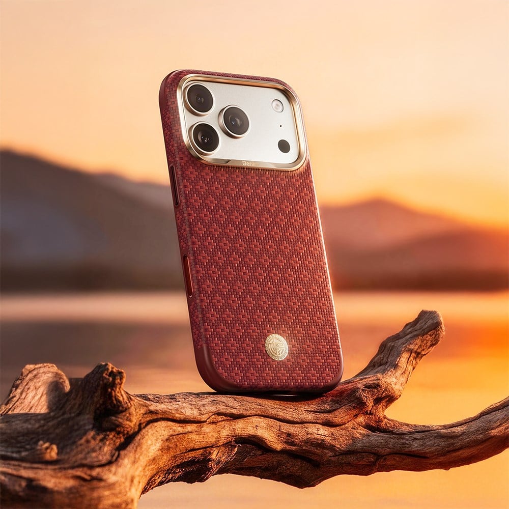 Apple iPhone 17 Pro Kılıf M-Safe Şarj Özellikli Benks ArmorPro ArmorEdge X9 Serisi Kevlar Kapak