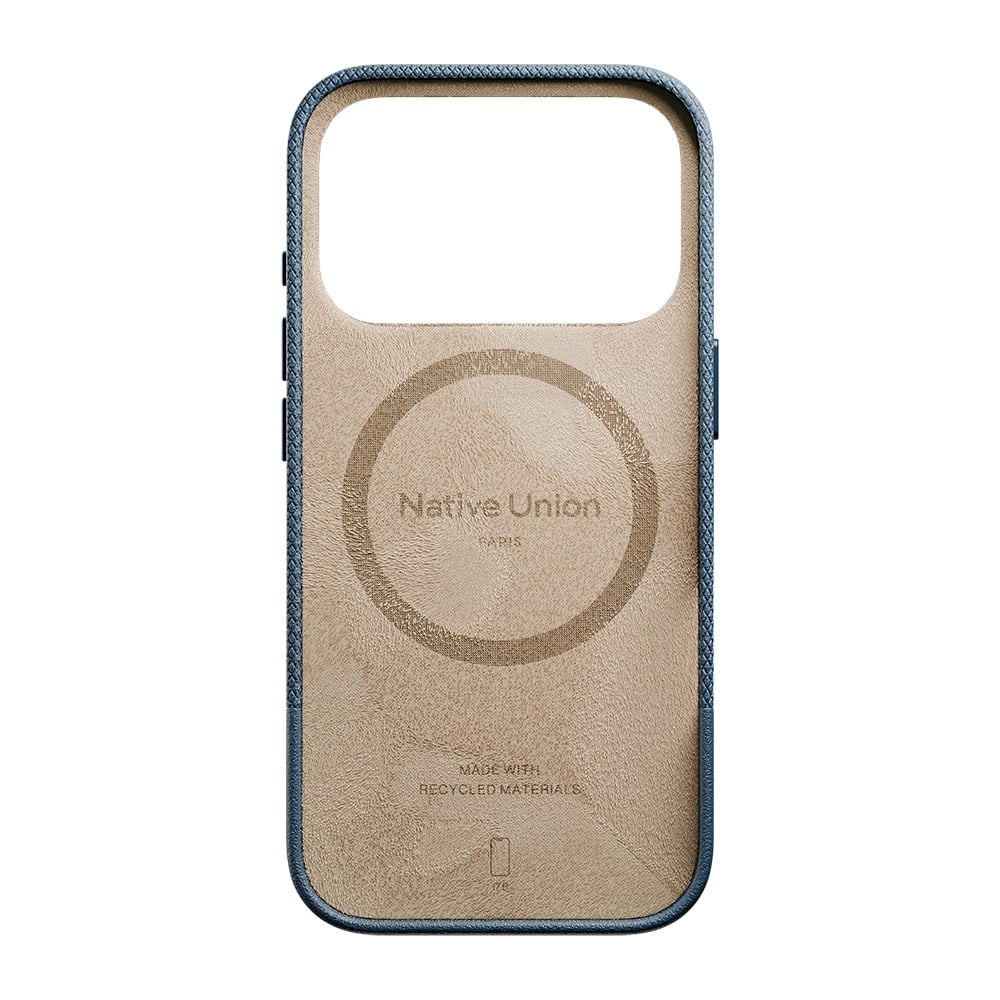 Apple iPhone 17 Pro Kılıf M-safe Şarj Özellikli Deri Dokulu Native Union RE Classic Serisi Kapak