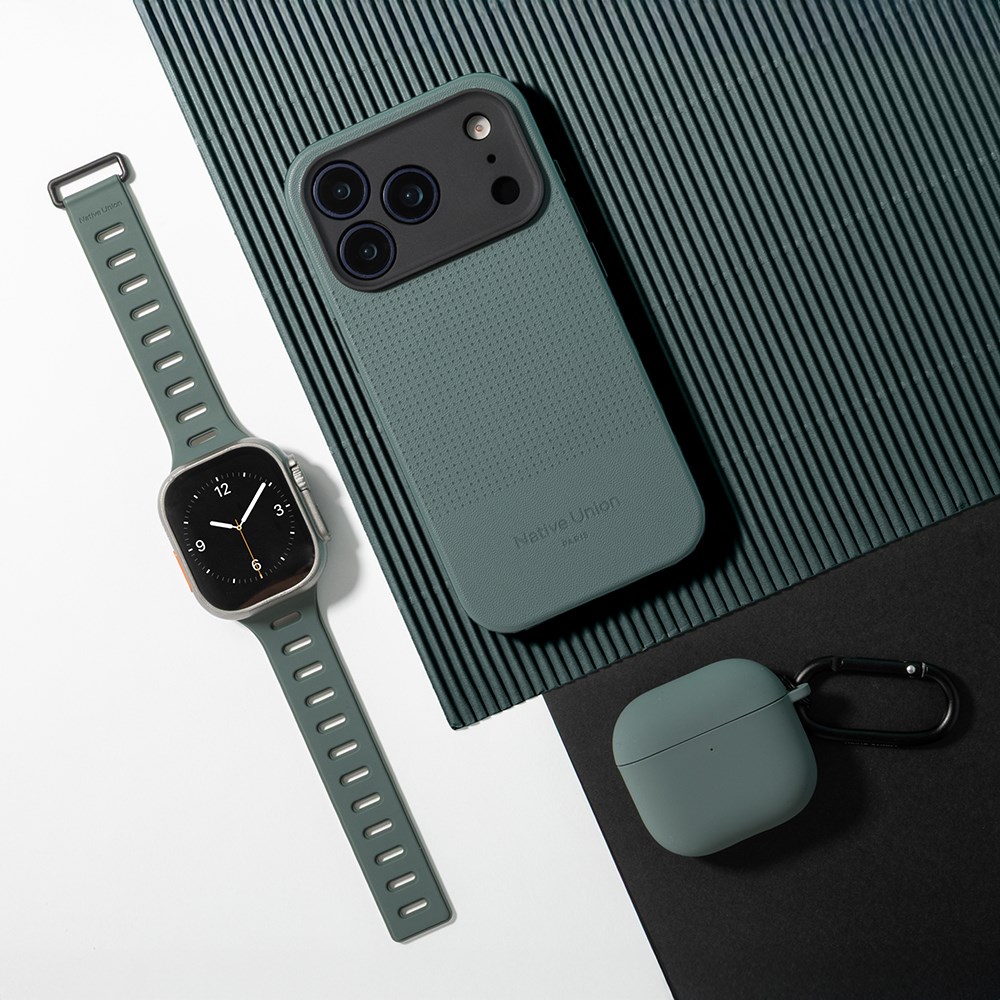 Apple iPhone 17 Pro Kılıf M-safe Şarj Özellikli Deri Dokulu Native Union 2025 Active Serisi Kapak