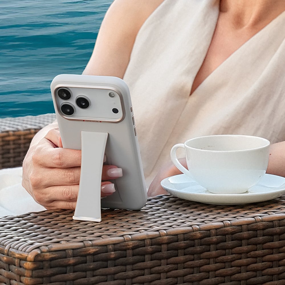 Apple iPhone 17 Pro Kılıf M-Safe Şarj Özellikli Standlı Udemos İndependence Serisi Kapak
