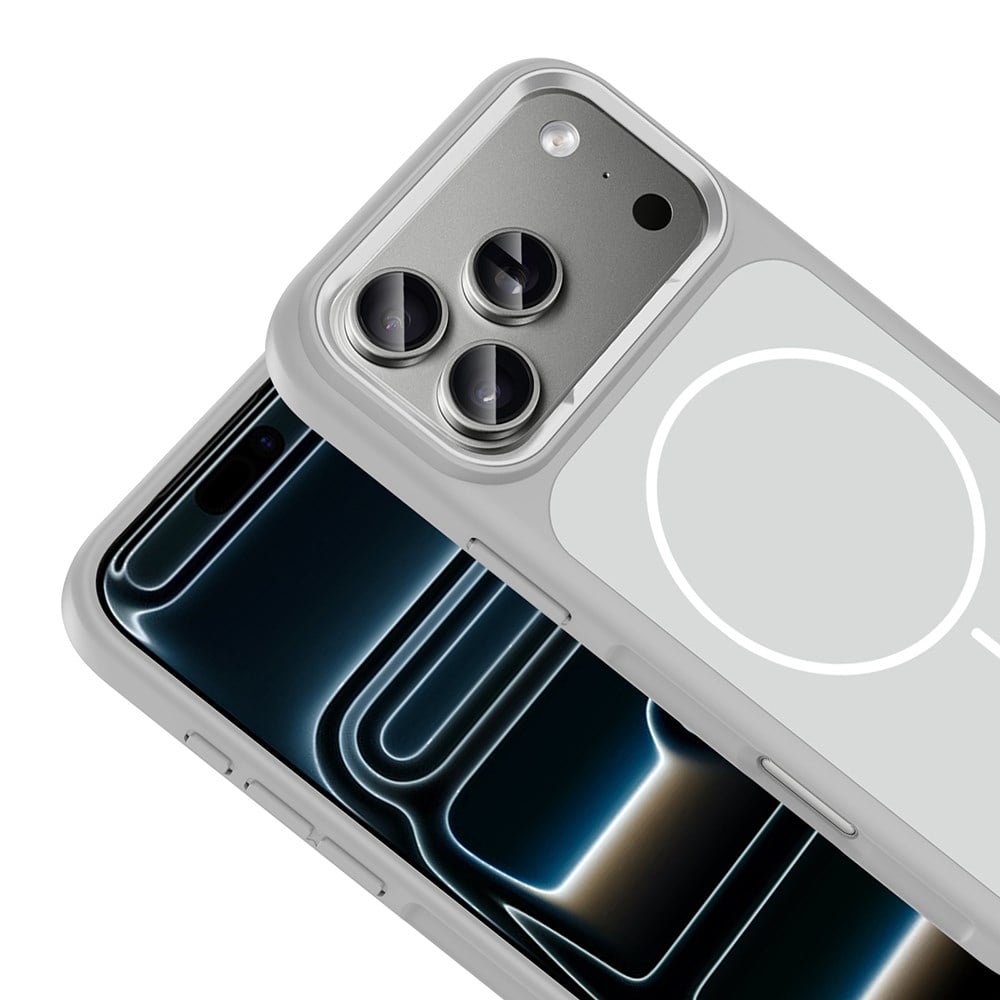 Apple iPhone 17 Pro Kılıf M-safe Şarj Özellikli 600D Metal Kamera Çerçeveli Raptic Aramid Fiber Serisi Kapak