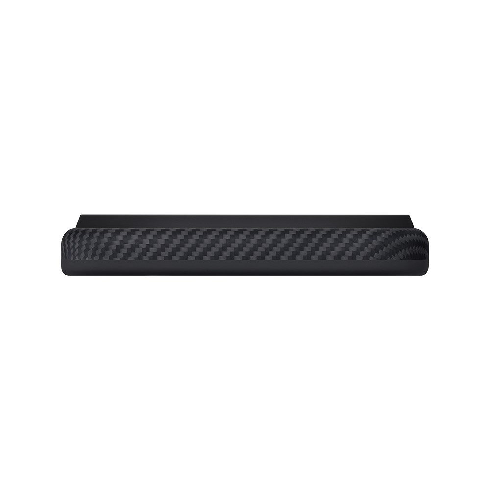Apple iPhone 17 Pro Kılıf M-safe Şarj Özellikli Aramid Fiber Pitaka Military-Grade Classic Serisi Black-Grey Twill Kapak