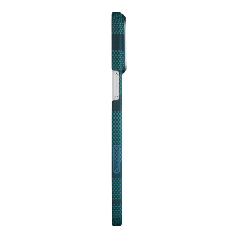 Apple iPhone 17 Pro Kılıf M-safe Şarj Özellikli Aramid Fiber Pitaka Flora in Grid Serisi Kapak