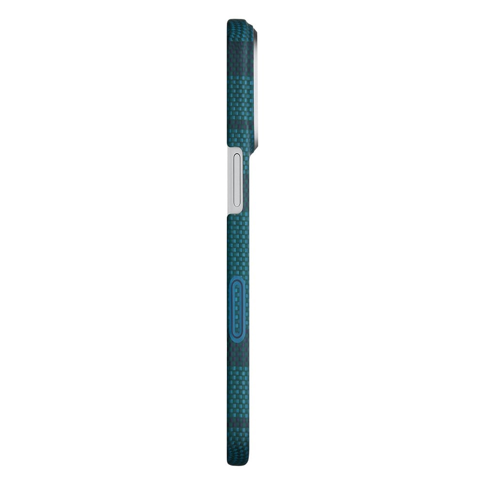 Apple iPhone 17 Pro Kılıf M-safe Şarj Özellikli Aramid Fiber Pitaka Flora in Grid Serisi Kapak