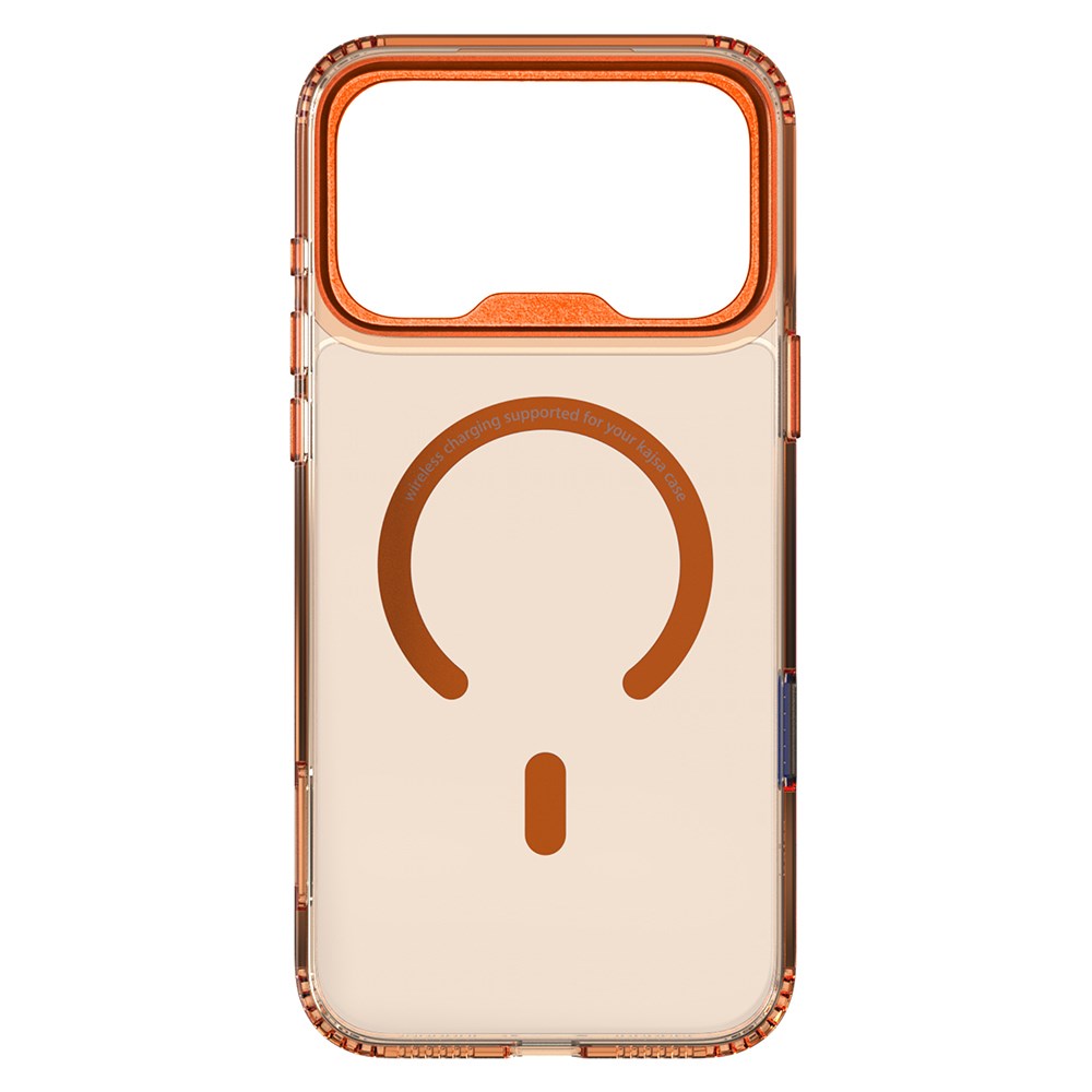 Apple iPhone 17 Pro Kılıf M-safe Şarj Özellikli Airbag Tasarımlı O-Ring Şeffaf Kajsa Trans Shield Serisi Kapak