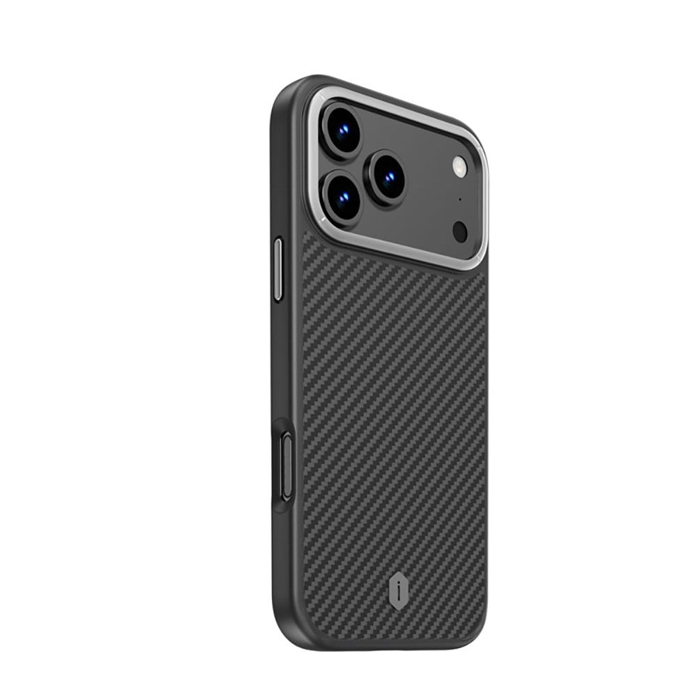 Apple iPhone 17 Pro Kılıf M-safe Şarj Özellikli Aramid Fiber Wiwu Defense Ultra Serisi DCC-205 Kapak