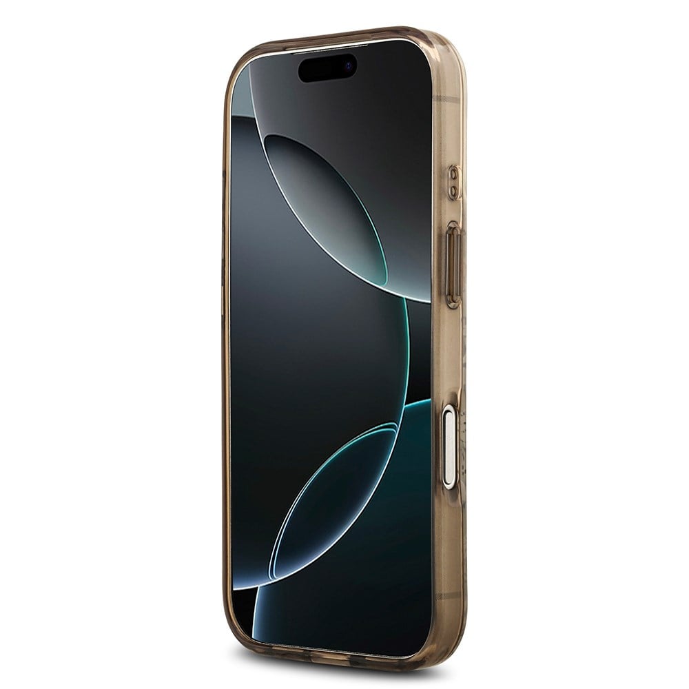 Apple iPhone 17 Pro Max Kılıf Guess Orjinal Lisanslı M-safe Şarj Özellikli Flower Tonal Circle Kapak
