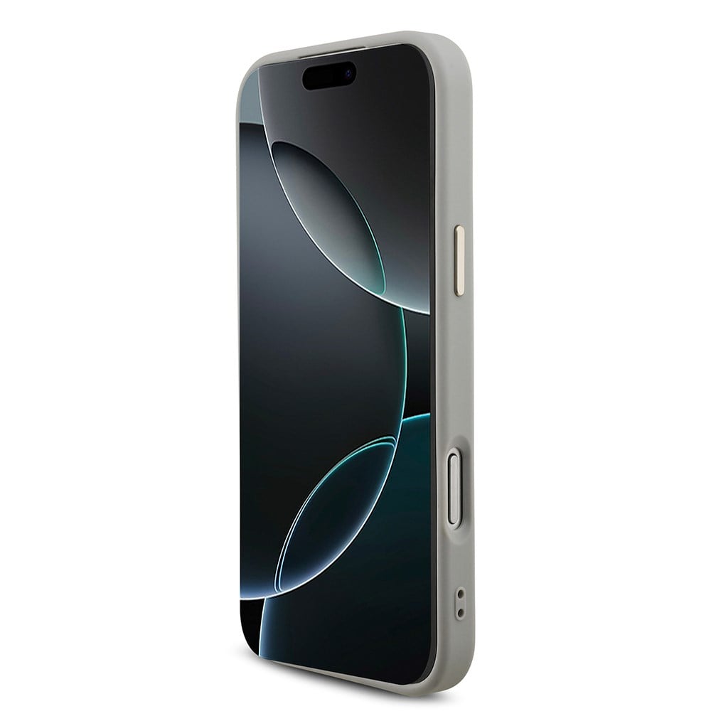 Apple iPhone 17 Pro Max Kılıf Guess Orjinal Lisanslı 4G Büyük Metal Kamera Çerçeveli ve Logolu Glitter Kapak