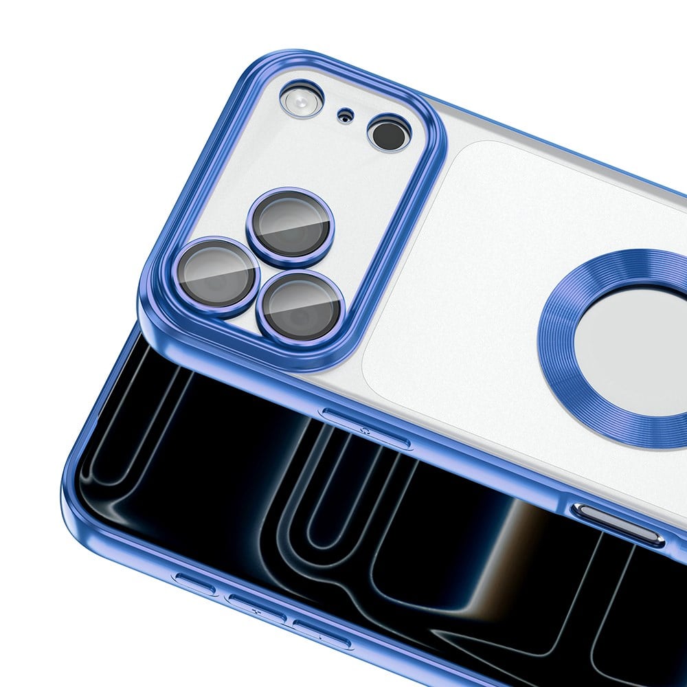Apple iPhone 17 Pro Max Kılıf Kamera Korumalı Logo Gösteren Zore Omega Kapak